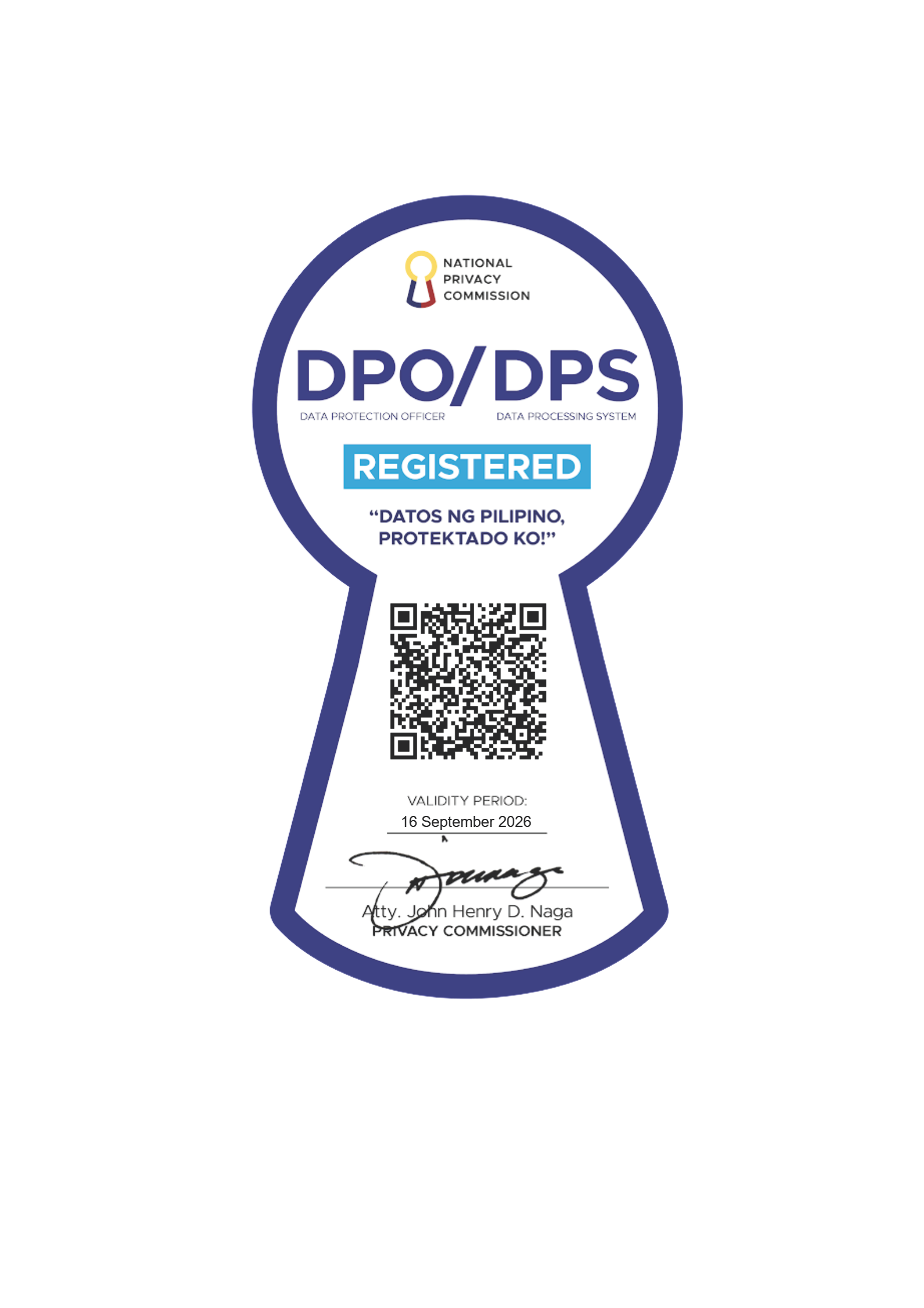 NPC Registration Seal